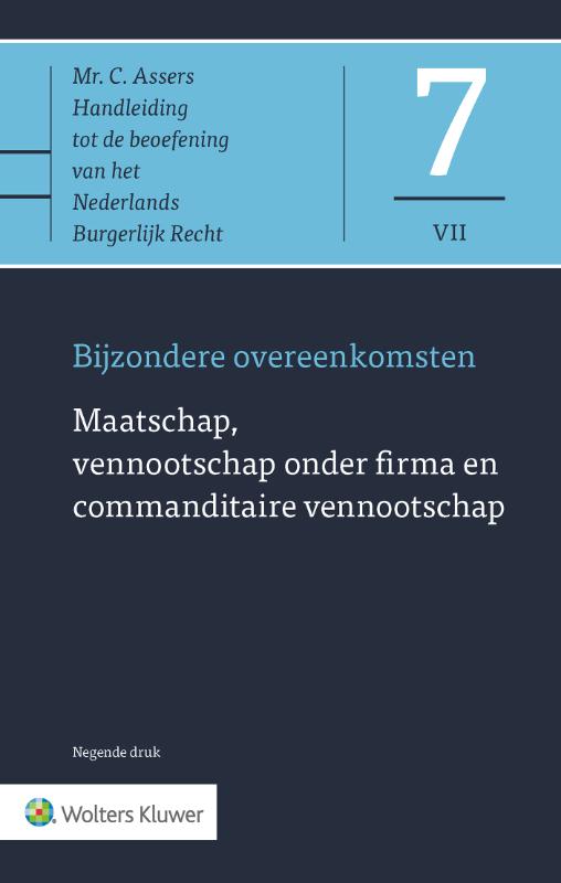 Maatschap, vennootschap onder firma en commanditaire vennootschap / Asser-serie / 7-VII