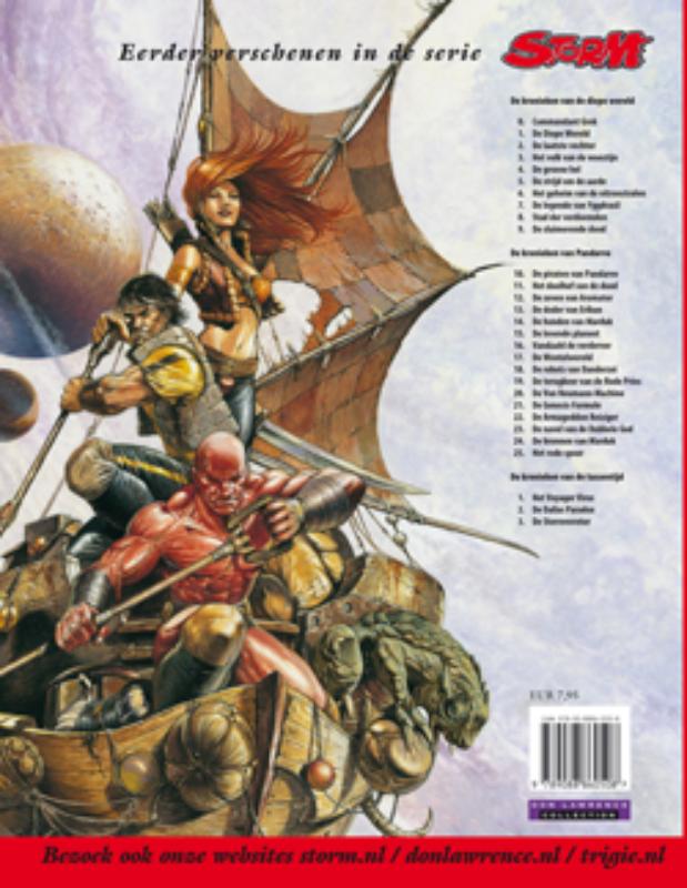 Storm 25. het rode spoor achterkant