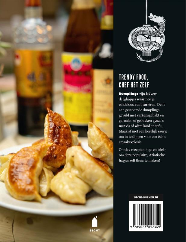 Dumplings / Trendy food, chef het zelf achterkant