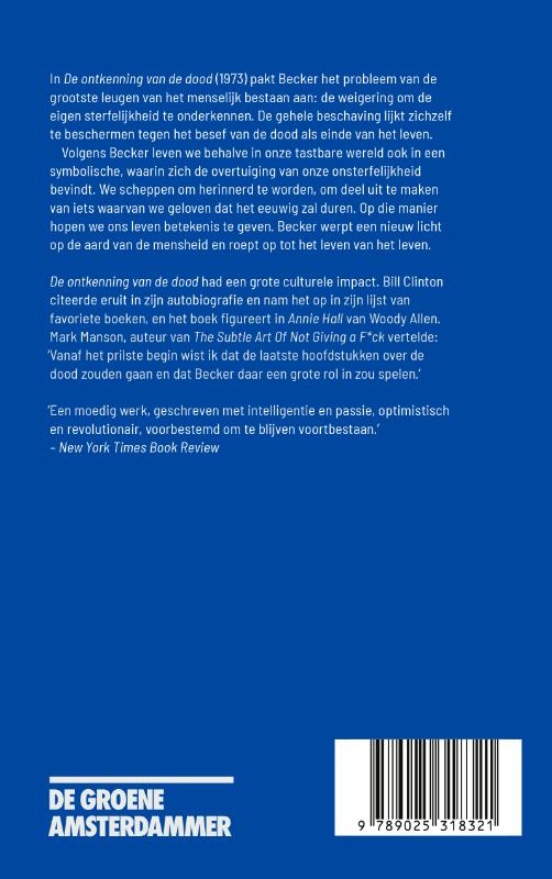 De ontkenning van de dood / Paradigma / 10 achterkant