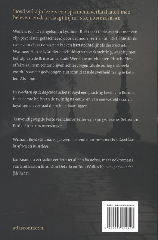 Wachten op de dageraad Wachten op de dageraad achterkant