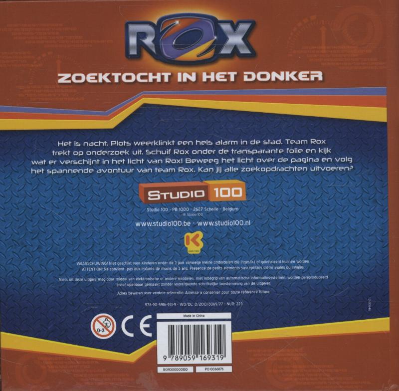 Rox - Zoektocht in het donker achterkant