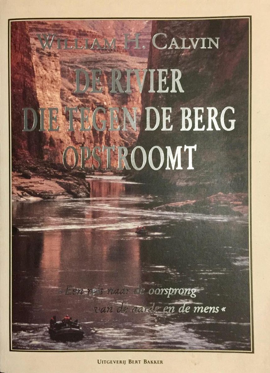 De rivier die tegen de berg opstroomt / Ooievaar