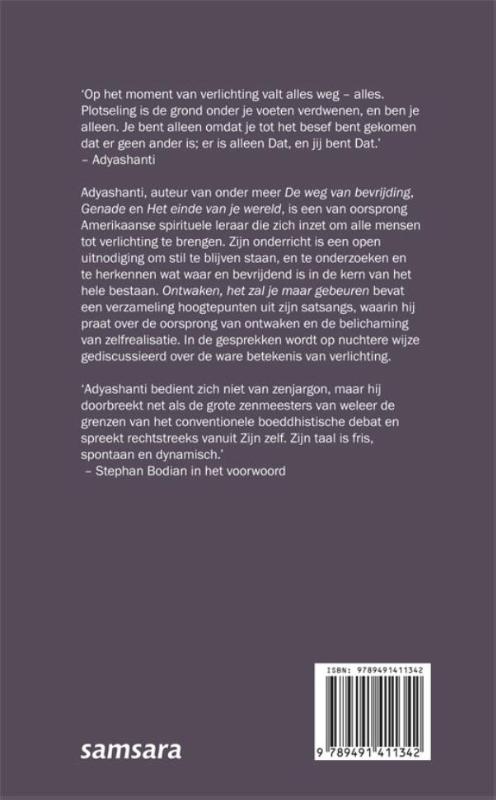 Ontwaken, het zal je maar gebeuren achterkant