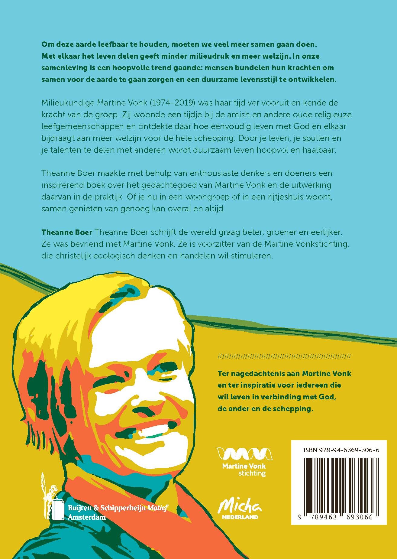 Samen genieten van genoeg / Michaboeken achterkant