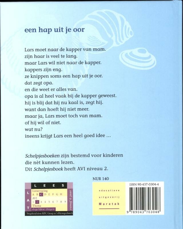 Een hap uit je oor / Schelpjes achterkant
