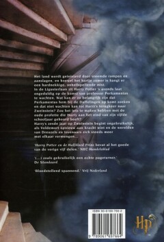 Harry Potter en de halfbloed Prins  Harry Potter en de halfbloed Prins achterkant
