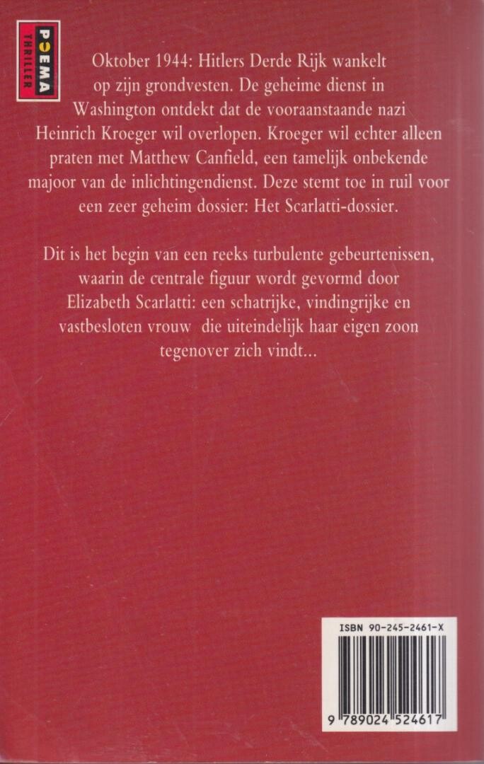 De Scarlatti erfenis / Poema spanning achterkant