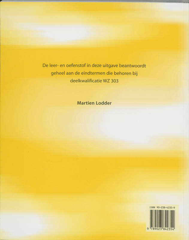 Organisatorische vaardigheden / 1 / Leerlingenboek / Dimensie achterkant