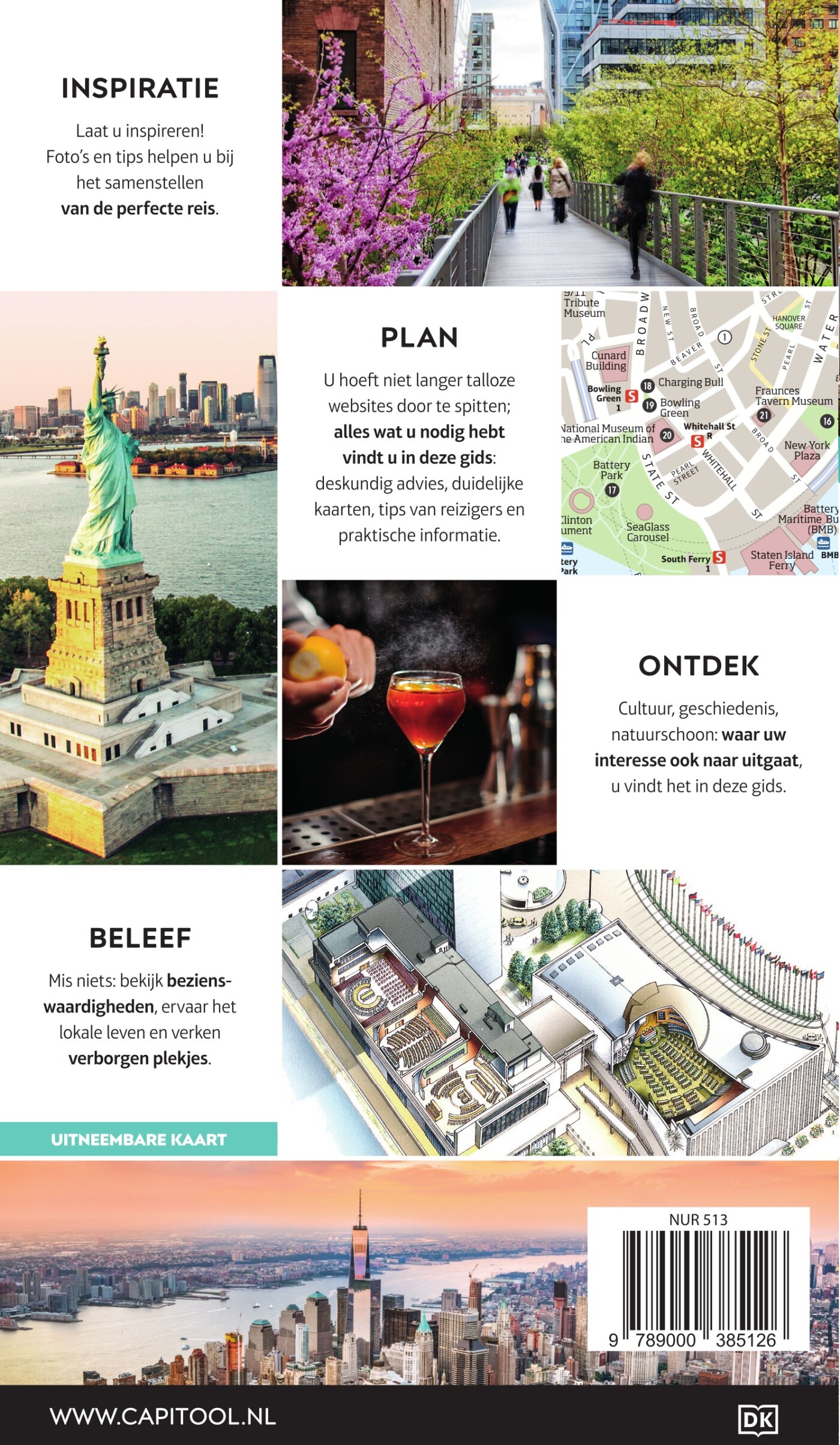 New York / Capitool reisgidsen achterkant