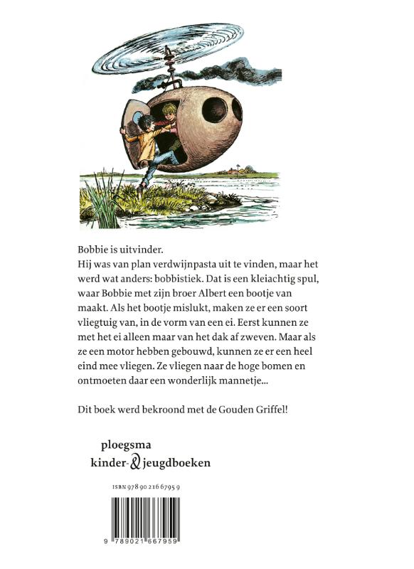 Het malle ding van bobbistiek / Ploegsma kinder- & jeugdboeken achterkant