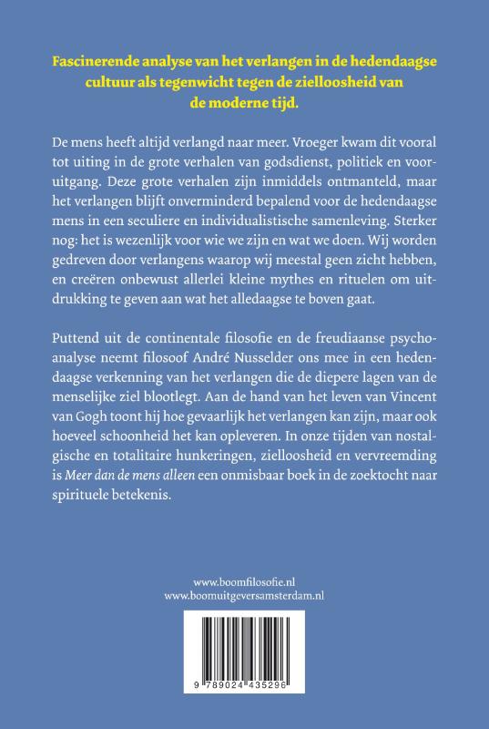 Meer dan de mens alleen achterkant