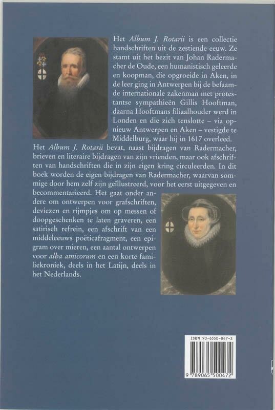 Het album J. Rotarii achterkant