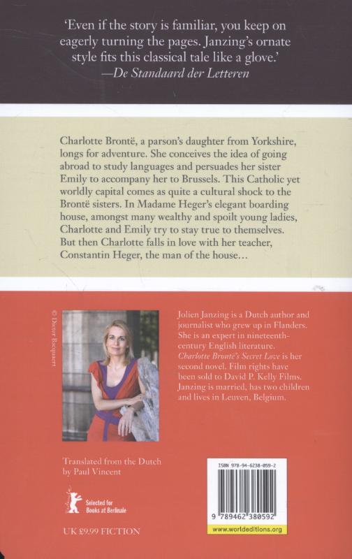 Charlotte Bronte's Secret Love achterkant