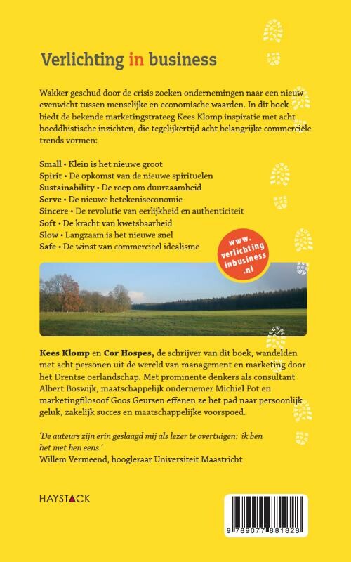 Verlichting in business achterkant