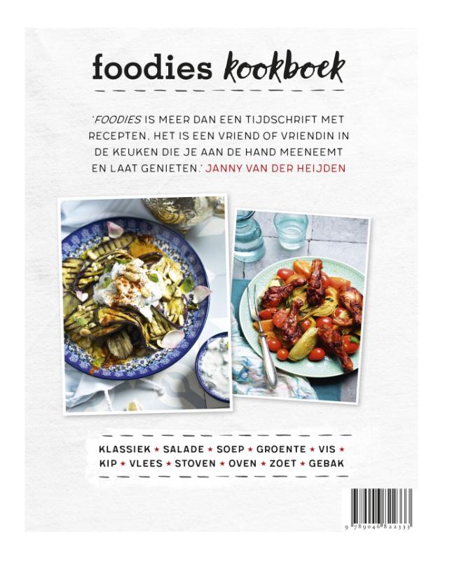 Foodies kookboek achterkant