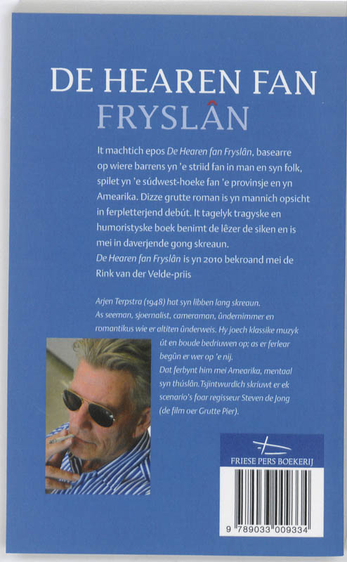 De hearen fan Fryslan achterkant