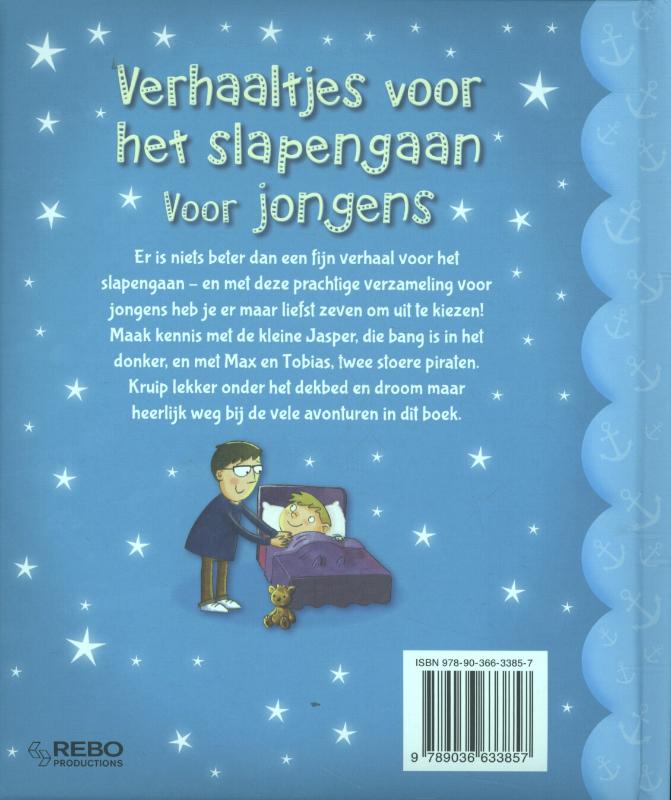 Verhaaltjes voor het slapengaan voor jongens achterkant