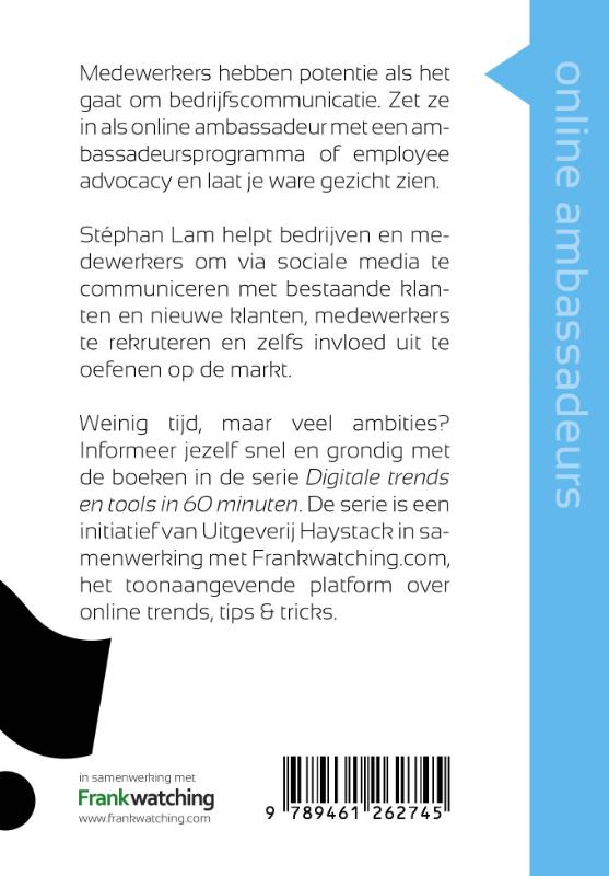 Medewerkers als online ambassadeurs in 60 minuten / Digitale trends en tools in 60 minuten achterkant