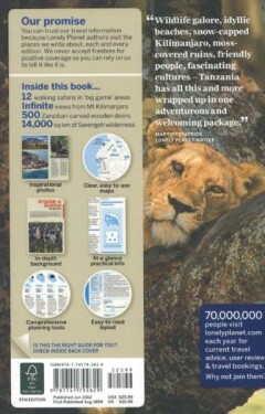 Tanzania 5E Lonely Planet achterkant
