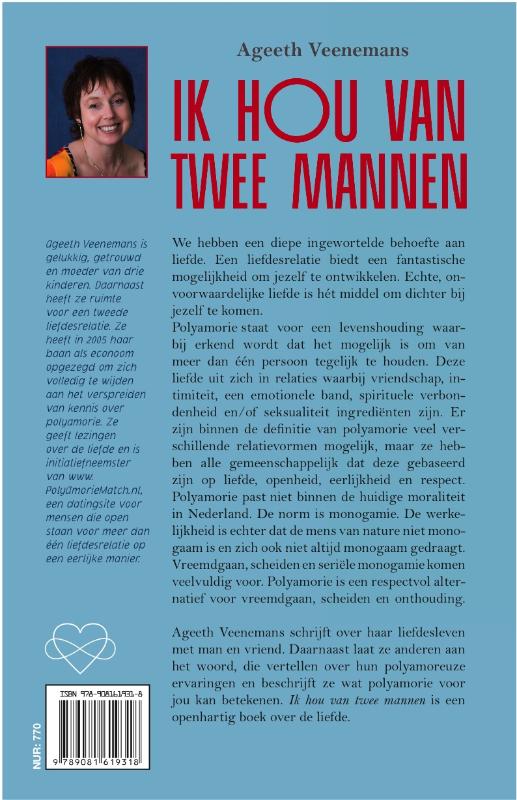 Ik hou van twee mannen achterkant