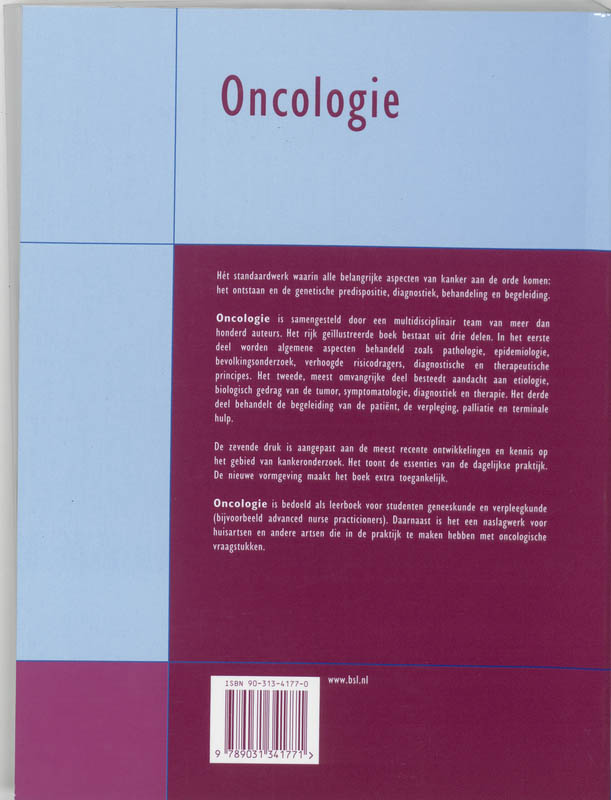 Oncologie / Quintessens achterkant