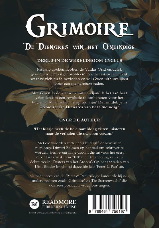 De dienares van het oneindige / Grimoire / 3 achterkant