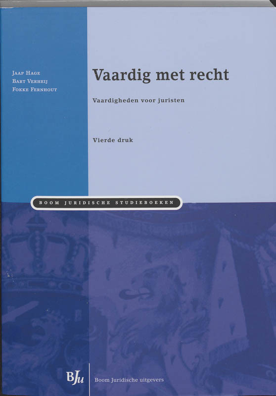 boekenbalie_9789089744777_cover Vaardig met recht / Boom Juridische studieboeken
