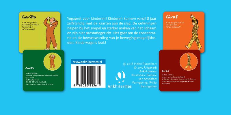Kinderyogakaarten achterkant