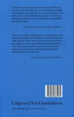 Mijn levensweg / Rudolf Steiner werken en voordrachten Ontstaan van de antroposofie n. Autobiografie, brieven / 1 achterkant