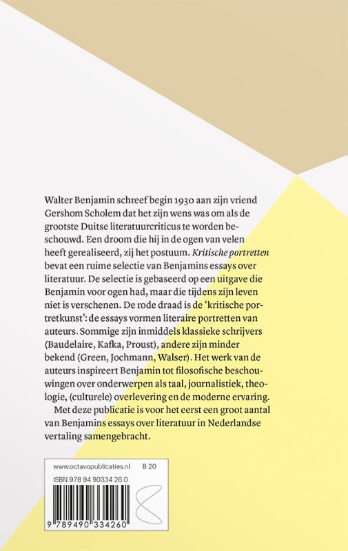 Kritische portretten / Basisserie / 20 achterkant