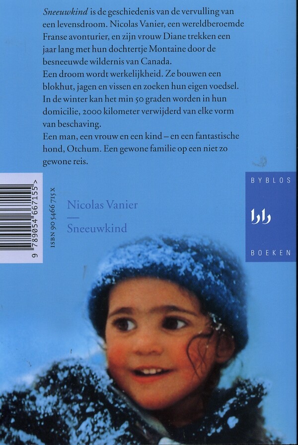 Sneeuwkind achterkant