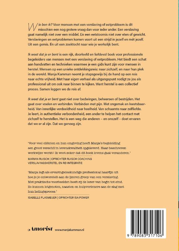 Ik weet dat je er bent achterkant