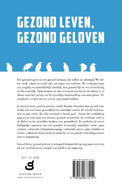 Gezond leven, gezond geloven achterkant