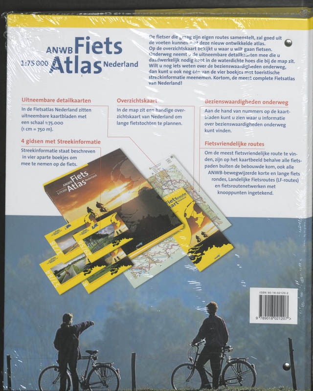 Nederland / ANWB fietsgids achterkant