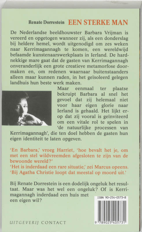 Een sterke man achterkant