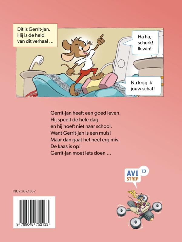 De kaas is op / AVI Strip achterkant