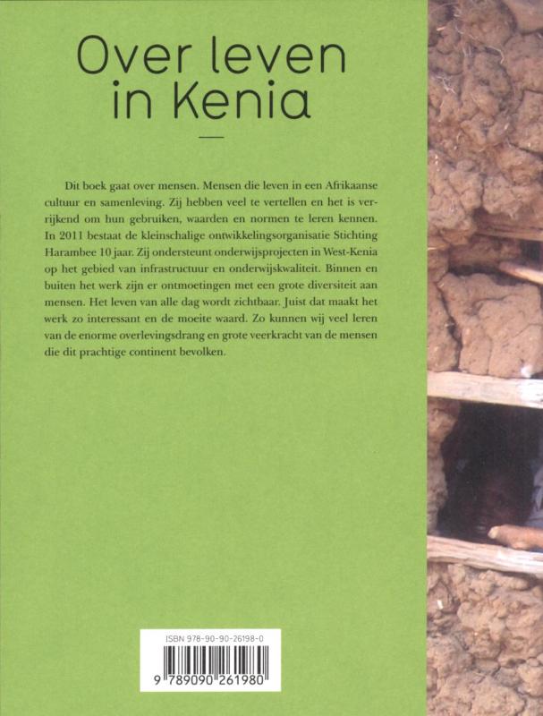 Over leven in Kenia achterkant