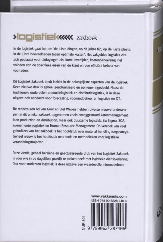 Logistiek Zakboek achterkant