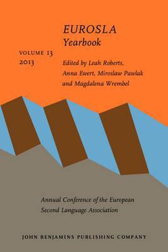 Eurosla yearbook / volume 13 (2013) / Amsterdam studies in the theory and history of linguistic science / 13