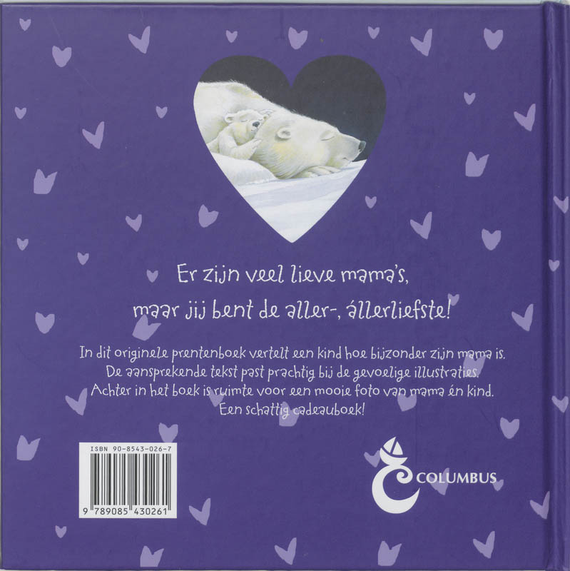 Mama is lief achterkant