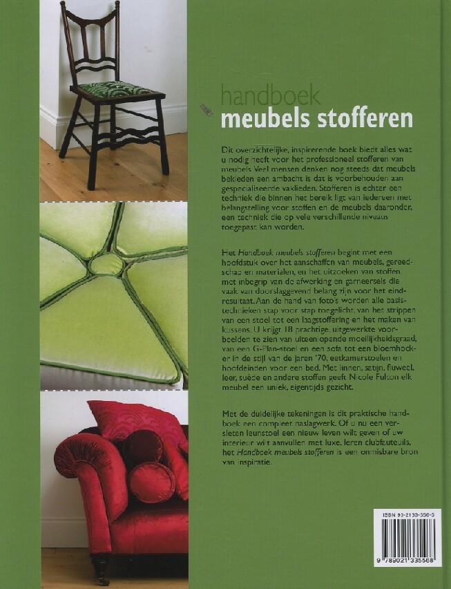 Handboek meubels stofferen achterkant