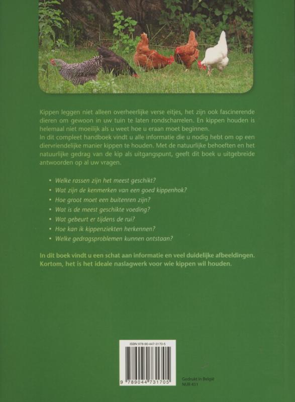 Compleet handboek kippen houden Compleet handboek kippen houden achterkant