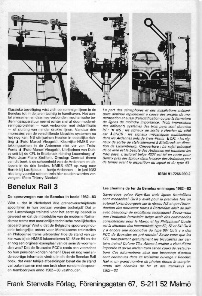Benelux rail / 3 achterkant