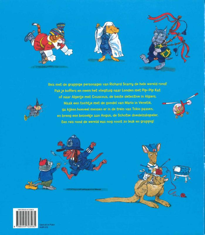 Mijn leuke reis rond de wereld / Richard Scarry achterkant