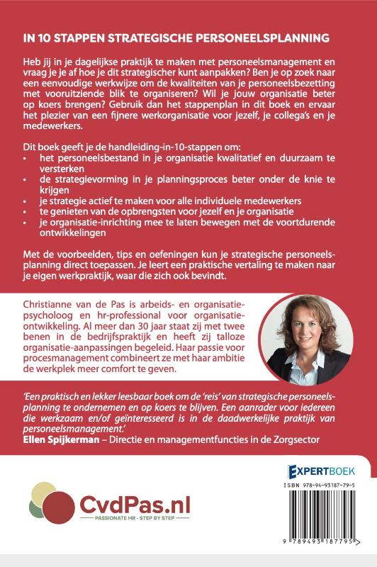 10 stappen  -   In 10 stappen strategische personeelsplanning achterkant