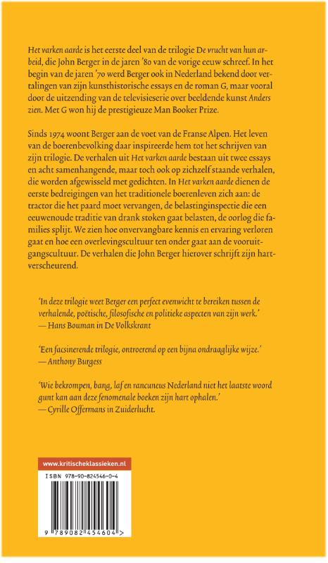 Het varken aarde / deel 1 / Kritische Klassieken / 11 achterkant