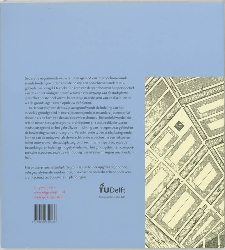 De kern van de stedebouw in het perspectief van de eenentwintigste eeuw 1 -   Het ontwerp van de stadsplattegrond achterkant