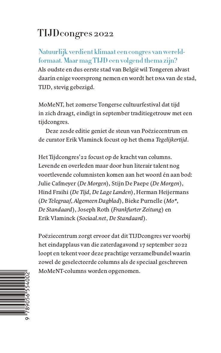 Tegelijkertijd achterkant
