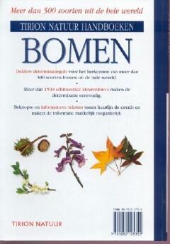 Bomen / Tirion natuur handboeken achterkant
